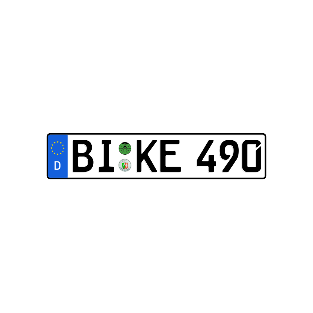 fahrradanhänger kennzeichen pflicht Kennzeichen für Fahrradträger bestellen ab 7,99€