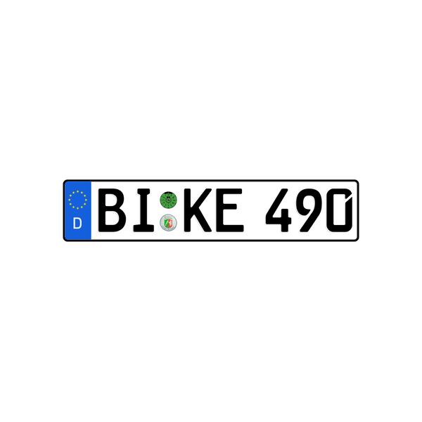 fahrradanhänger nummernschild Kennzeichen für Fahrradträger bestellen ab 7,99€