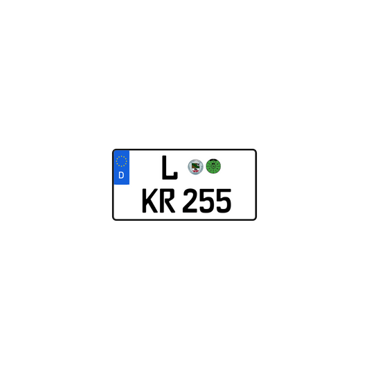 Leichtkraftrad Kennzeichen