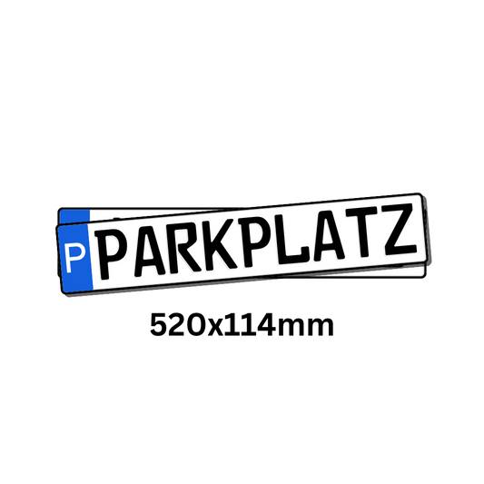 Parkplatzschild