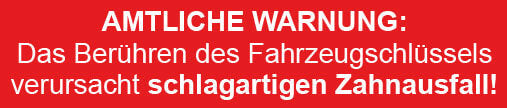 Amtliche Warnung